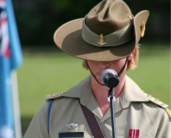 Australian army member