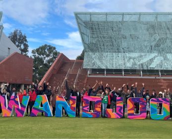 Students at International Cafe