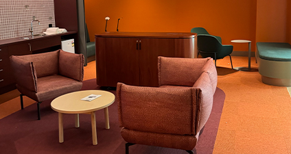 Living Room space on ECU City Campus